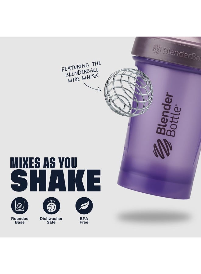 Blender Bottle Blenderbottle Classic V2 Shaker Bottle Perfect For Protein Shakes And Pre Workout, 28Oz, Full Color Purple - Image 2